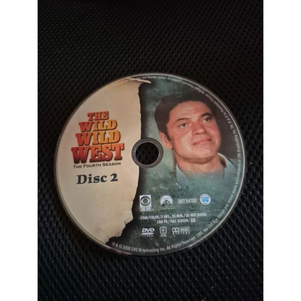 The Wild Wild West Season 4 Disc 2 DVD Disc Only